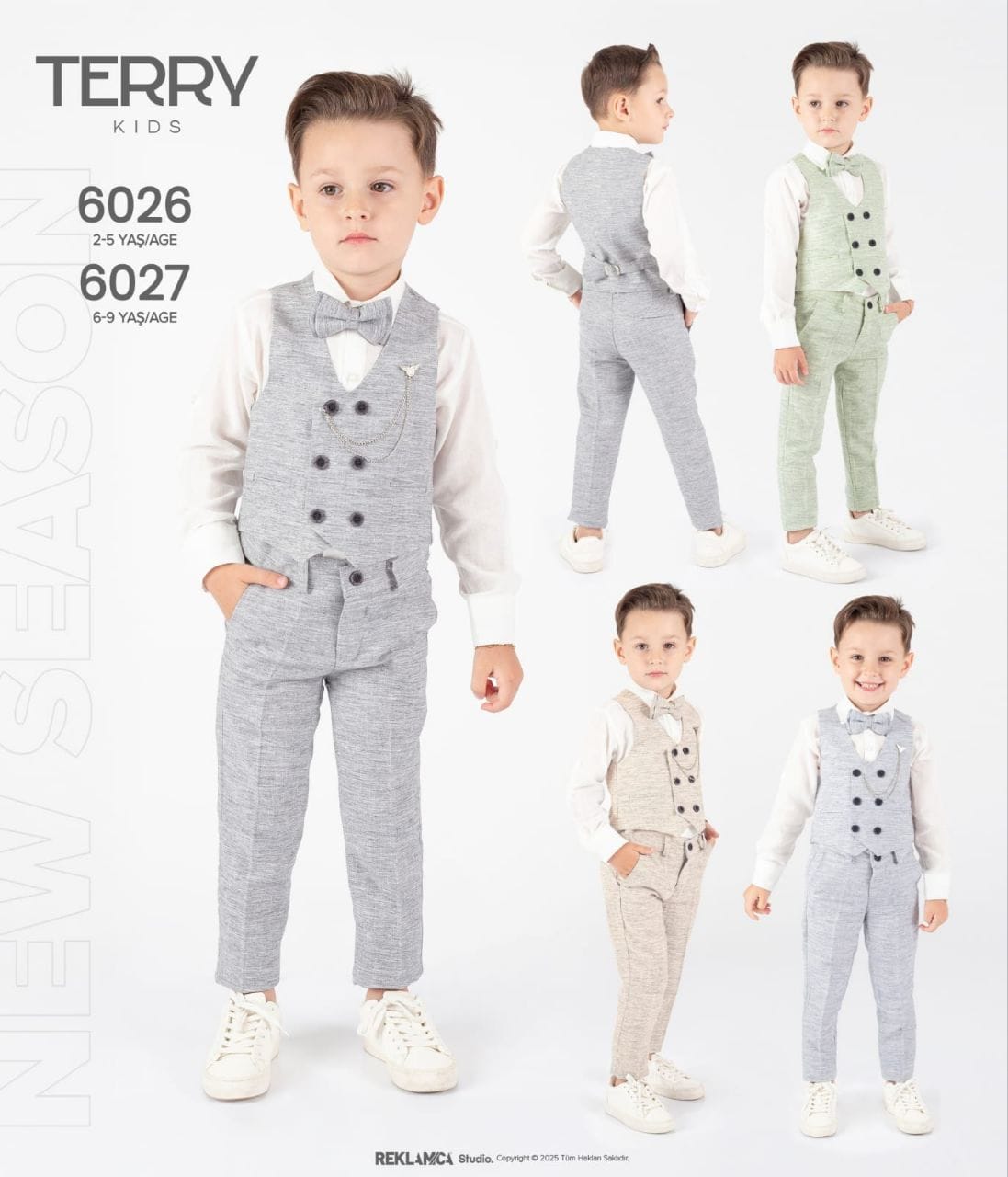Terry Kids YELEKLİ TAKIM